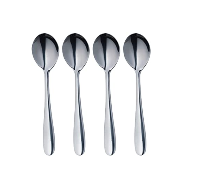 MASTER CLASS EGG SPOONS SET OF FOUR STAINLESS STEEL