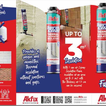 AKFIX AKFIX Sound and Heat Insulation Spray Foam