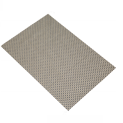 KITCHEN CRAFT WOVEN PLACEMAT, BLACK/GOLD MIX, 30X45CM