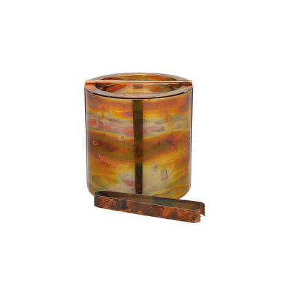 BARCRAFT SMALL COPPER ICE BUCKET WITH LID