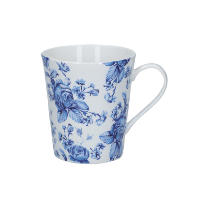 MIK HAMPTON MUG 330ML BLUE FLOWER