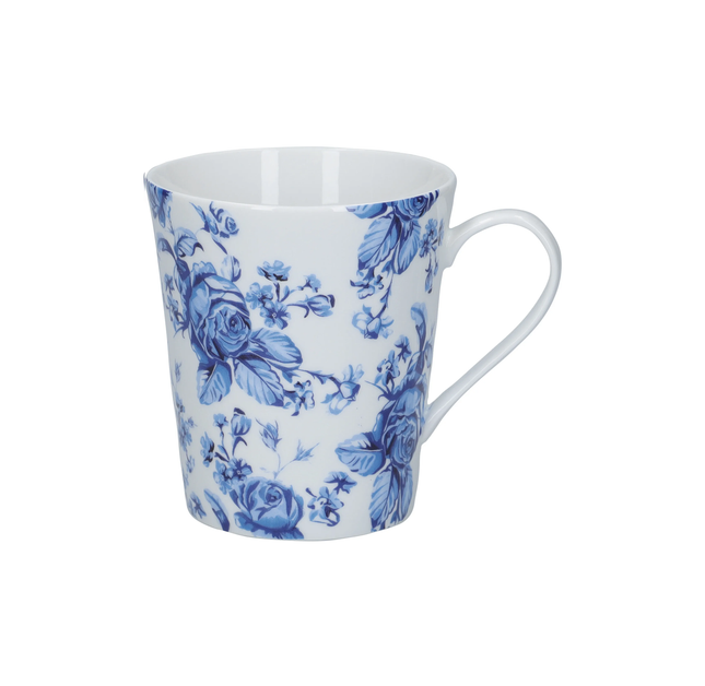 MIK HAMPTON MUG 330ML BLUE FLOWER