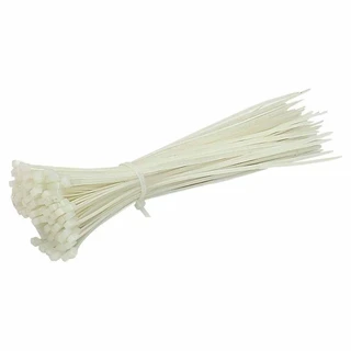 100 pcs White Plastic Cable Ties || مرابط بلاستيك - Mega Hardware