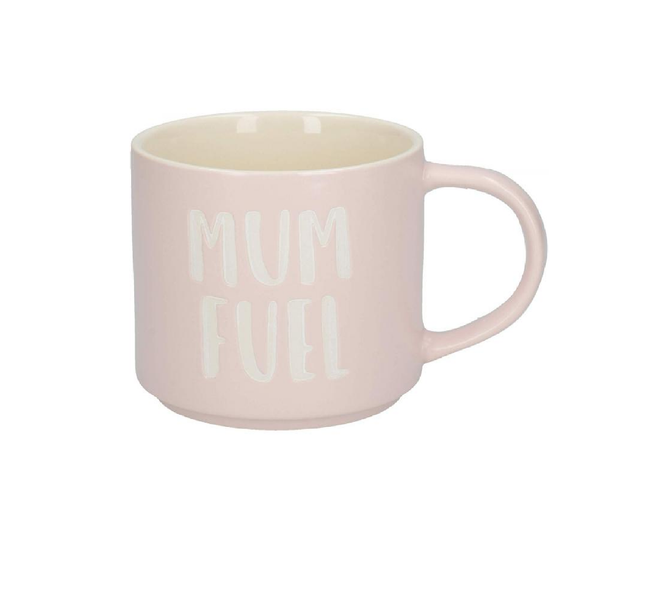 CREATIVE TOPS MUM MUG WITH MUM FUEL , CERAMIC, PINK, 450 ML