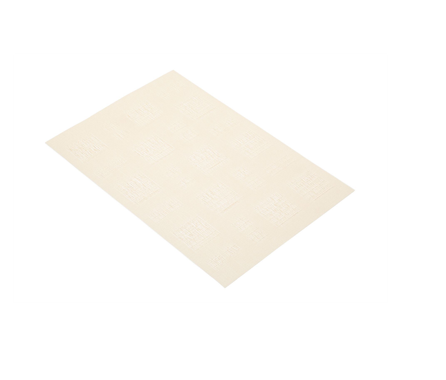 KITCHENCRAFT WOVEN CREAM SQUARE PLACEMAT