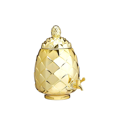 BC PINEAPPLE DRINKS DISPENSER 6L GLASS