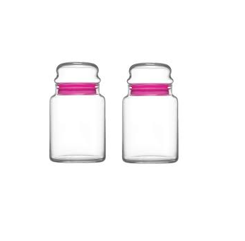 Lav Glass Jars, 2 pieces
