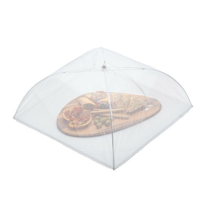 KITCHEN CRAFT LARGE WHITE UMBRELLA FOOD COVER 51CM