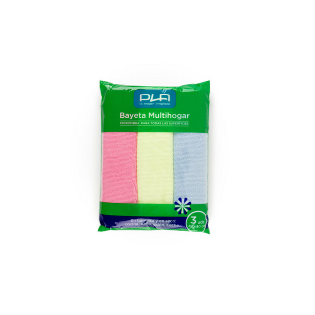 ممسحة مايكروفايبر من بلا - 3 قطع