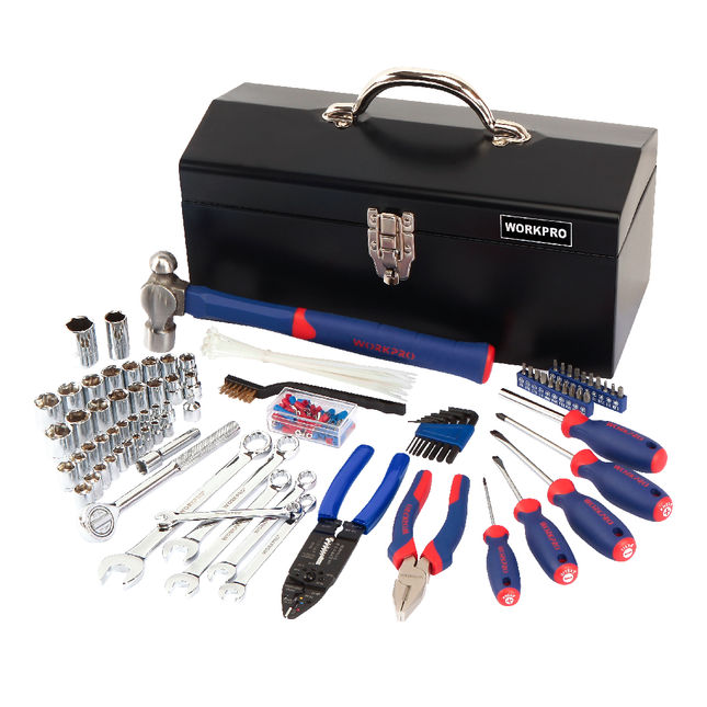WORKPRO 160-Piece Steel Tool Box (W009027WE)