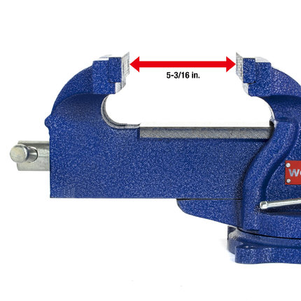 WORKPRO 6-inch Swivel Base Bench Vise (W033007)