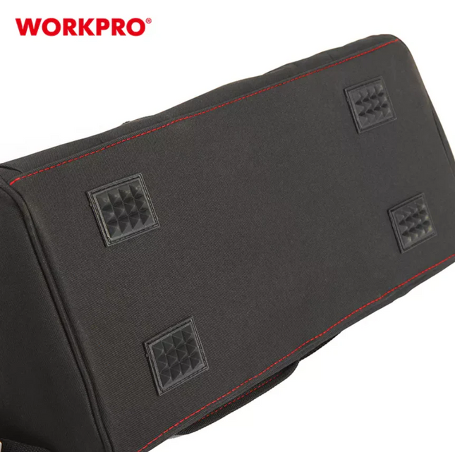 حقيبة تخزين أدوات WORKPRO بسحاب علوي وفم واسع 14 بوصة