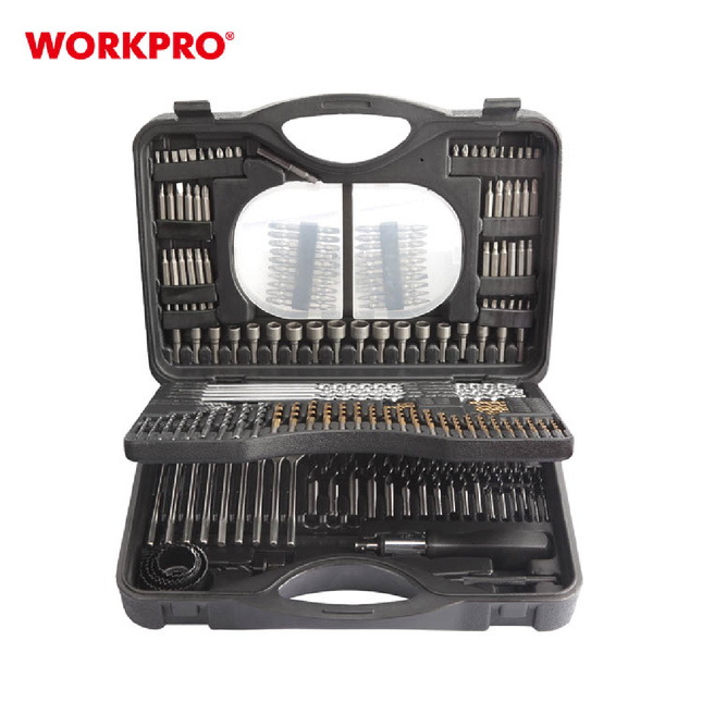 WORKPRO 176-piece Drill Bit and Screwdriver Bit Set (W124015WE)