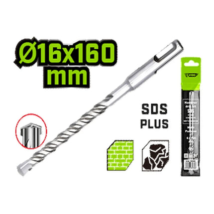 ريشة SDS Plus باطون 16 × 160 ملم من فيدو (WD71022016160)
