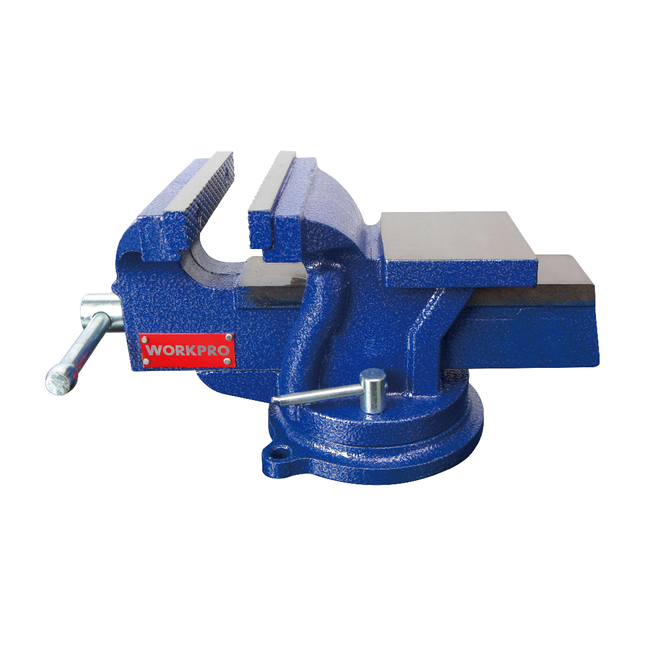 WORKPRO 5-inch Swivel Base Bench Vise (WP233006)