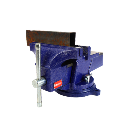 WORKPRO 5-inch Swivel Base Bench Vise (WP233006)