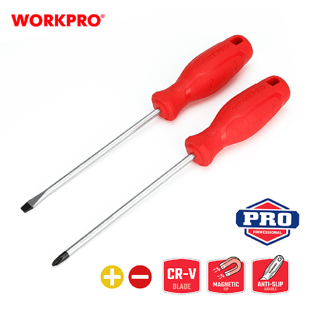 Workpro Screwdriver Set, 2-Piece (WP200500)