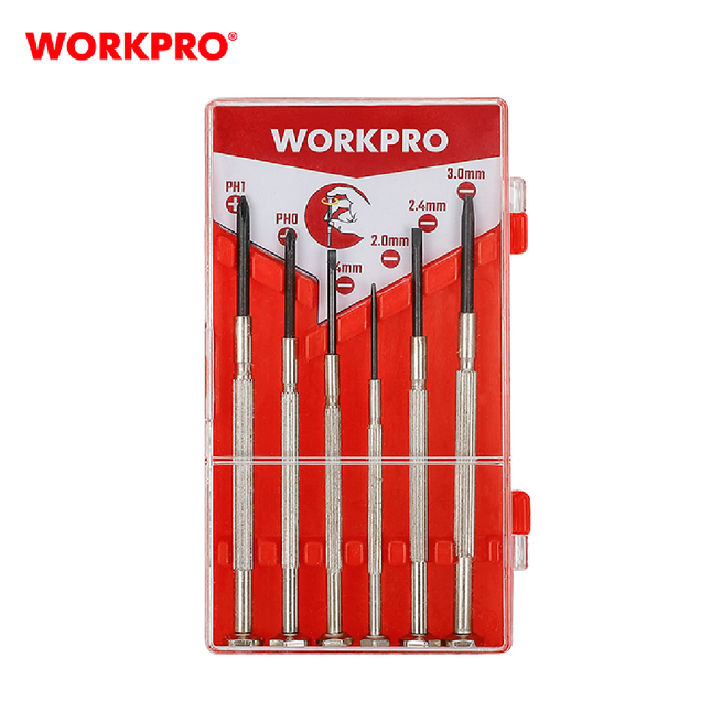 WORKPRO 6-Piece Electronics Screwdriver Set (WP200508)