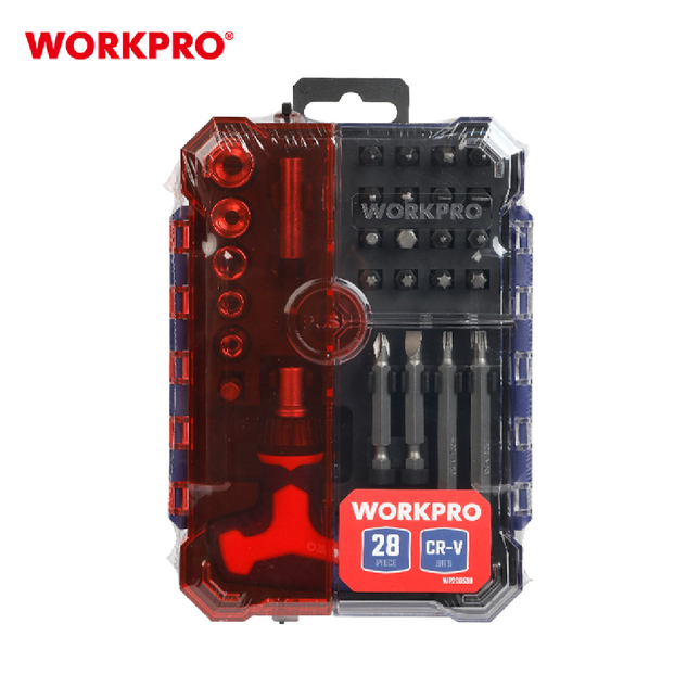 WORKPRO T-Handle Screwdriver Set, 28-Piece (WP200538)