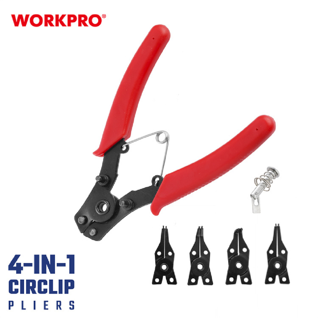 WORKPRO 4-in-1 Snap Ring Pliers (WP201004)