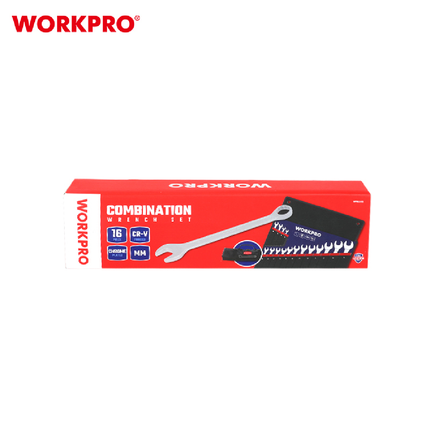 Workpro 16-Piece Combination Wrench Set (WP202503)