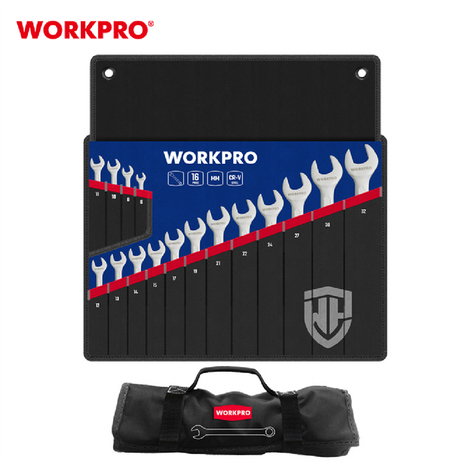Workpro 16-Piece Combination Wrench Set (WP202503)