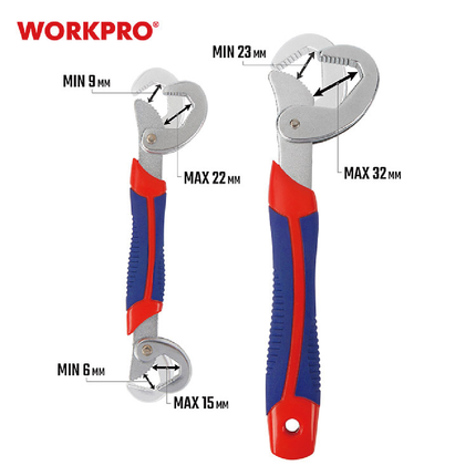WORKPRO 6-32mm Multi-use Wrench Set (WP202516)