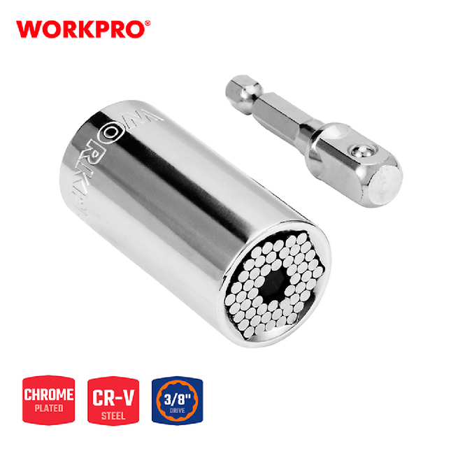 WORKPRO 3/8-inch Drive Socket Set (WP202517)