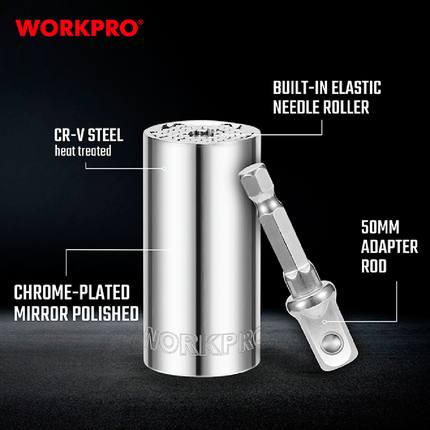 WORKPRO 3/8-inch Drive Socket Set (WP202517)