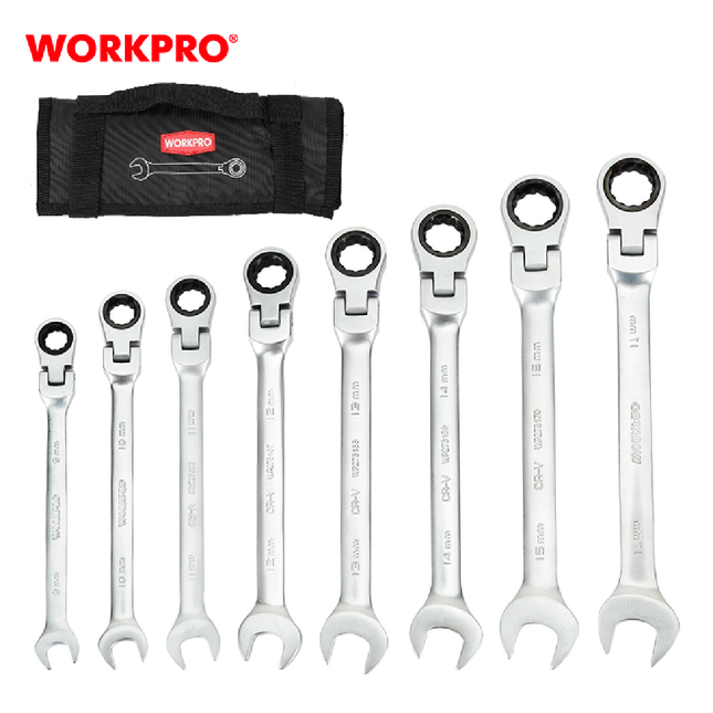 Workpro 8-Piece Ratchet Wrench Set (WP202521)