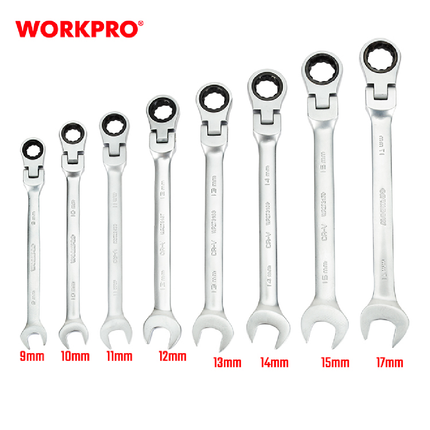 Workpro 8-Piece Ratchet Wrench Set (WP202521)