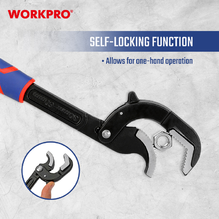 WORKPRO Multi-Grip Pipe Wrench Set (WP202574)