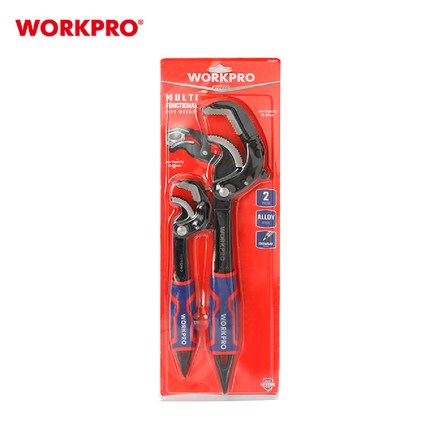WORKPRO Multi-Grip Pipe Wrench Set (WP202574)