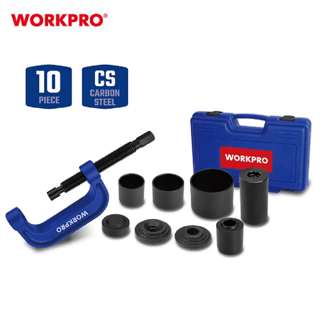 WORKPRO 10-Piece Nut and Brake Line Wrench Set (WP204010)
