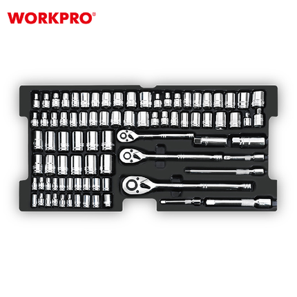 WORKPRO Tool Box 408 Pieces 3 Drawers (WP209034)