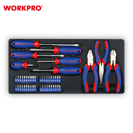 WORKPRO Tool Box 408 Pieces 3 Drawers (WP209034)