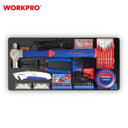 WORKPRO Tool Box 408 Pieces 3 Drawers (WP209034)