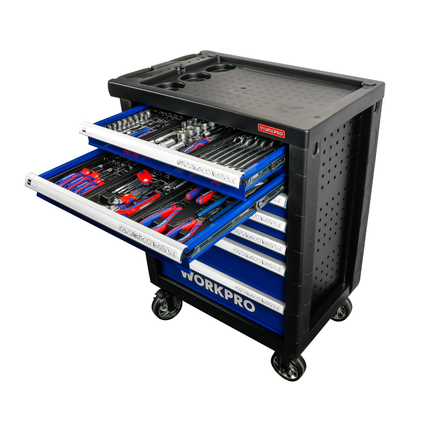 Workpro 7-Drawer Tool Cart with 193 Pieces (WP209074)