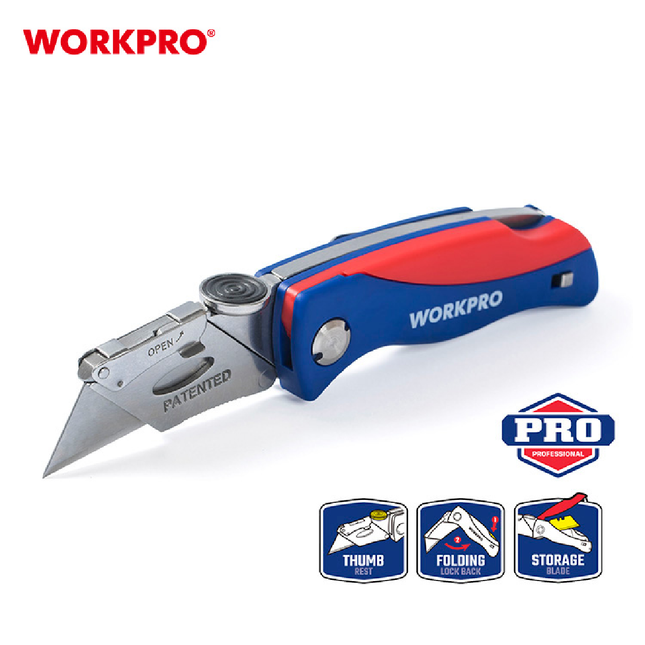 WORKPRO Retractable Utility Knife (WP211006)