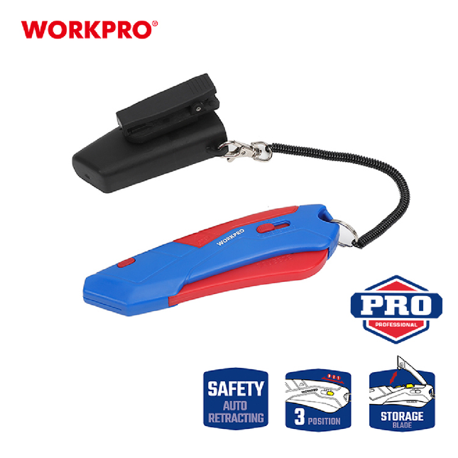 WORKPRO Safety Utility Knife (WP213010)