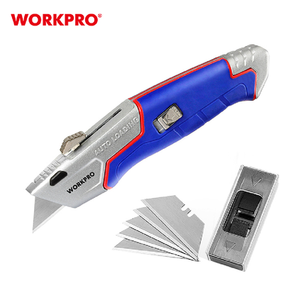 WORKPRO (WP213012) Industrial Aluminum Utility Knife