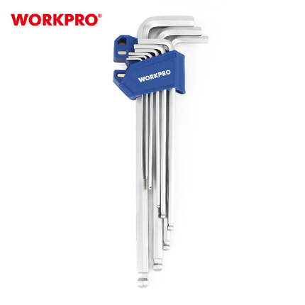 WORKPRO 9-piece Long Arm Hex Key Set (WP222035)
