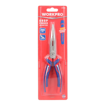 WORKPRO 8-inch 200mm Long Nose Pliers (WP231013)