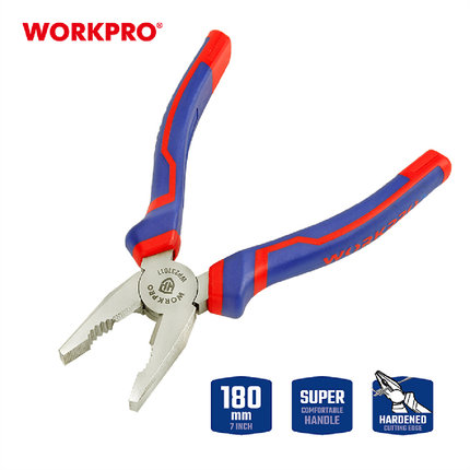 Workpro 7-inch 180mm Regular Pliers (WP231017)