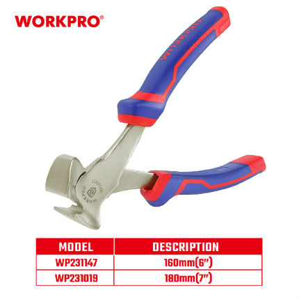 Workpro 7 inch 180mm Formwork Pliers (WP231019)