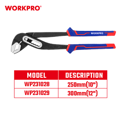 WORKPRO 10-inch 250mm Ford Industrial Pliers (WP231028)