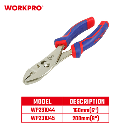 WORKPRO 8 inch (200mm) Swivel Head Pliers (WP231045)