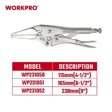 WORKPRO 9-inch 230mm Long Nose Crimping Pliers (WP231052)