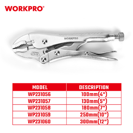 7-inch Bent Crimping Pliers by WORKPRO (WP231058)