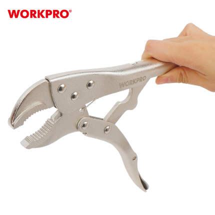 WORKPRO 10-inch Bent Nose Locking Pliers (WP231071)